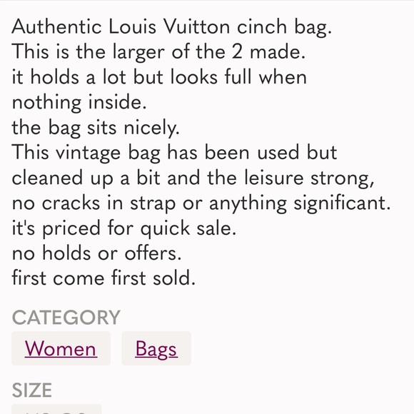 SOLD - Authentic Louis Vuitton - Picture 14 of 14